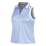 Lucky in Love Bekleidung Lucky in Love Timeless Sleeveless Polo Damen-Hellblau