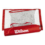Wilson Trainerbedarf Wilson EZ 10' Tennisnetz Ersatz-Rot,Schwarz
