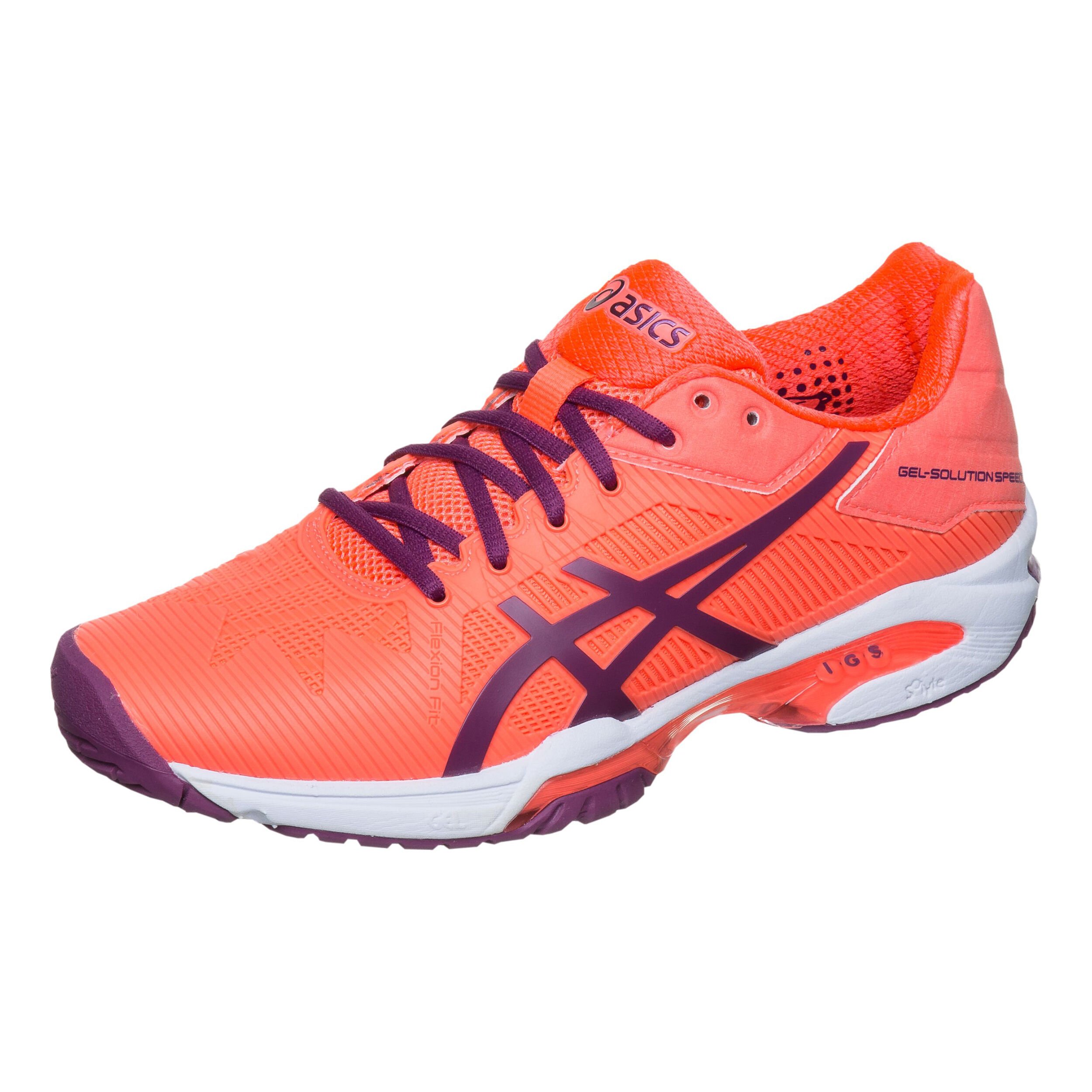 ASICS Samantha Stosur Gel Solution Speed 3 Allcourtschuh Damen Orange Dunkelblau online kaufen Tennis Point AT