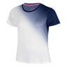Crew Fade 2.0 T-Shirt Damen-dunkelblau, wei&szlig;