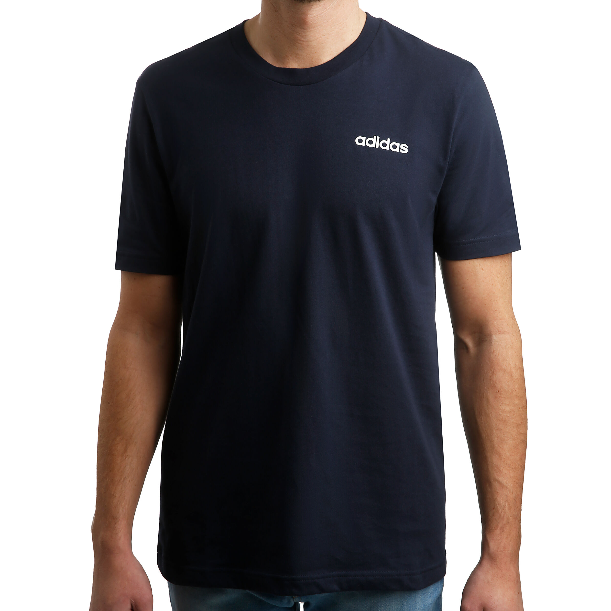 adidas Essentials Plain T Shirt Herren Dunkelblau, Weiß T shirt Adidas Essentials Plain Tee (Dunkelblau) • Preis 25