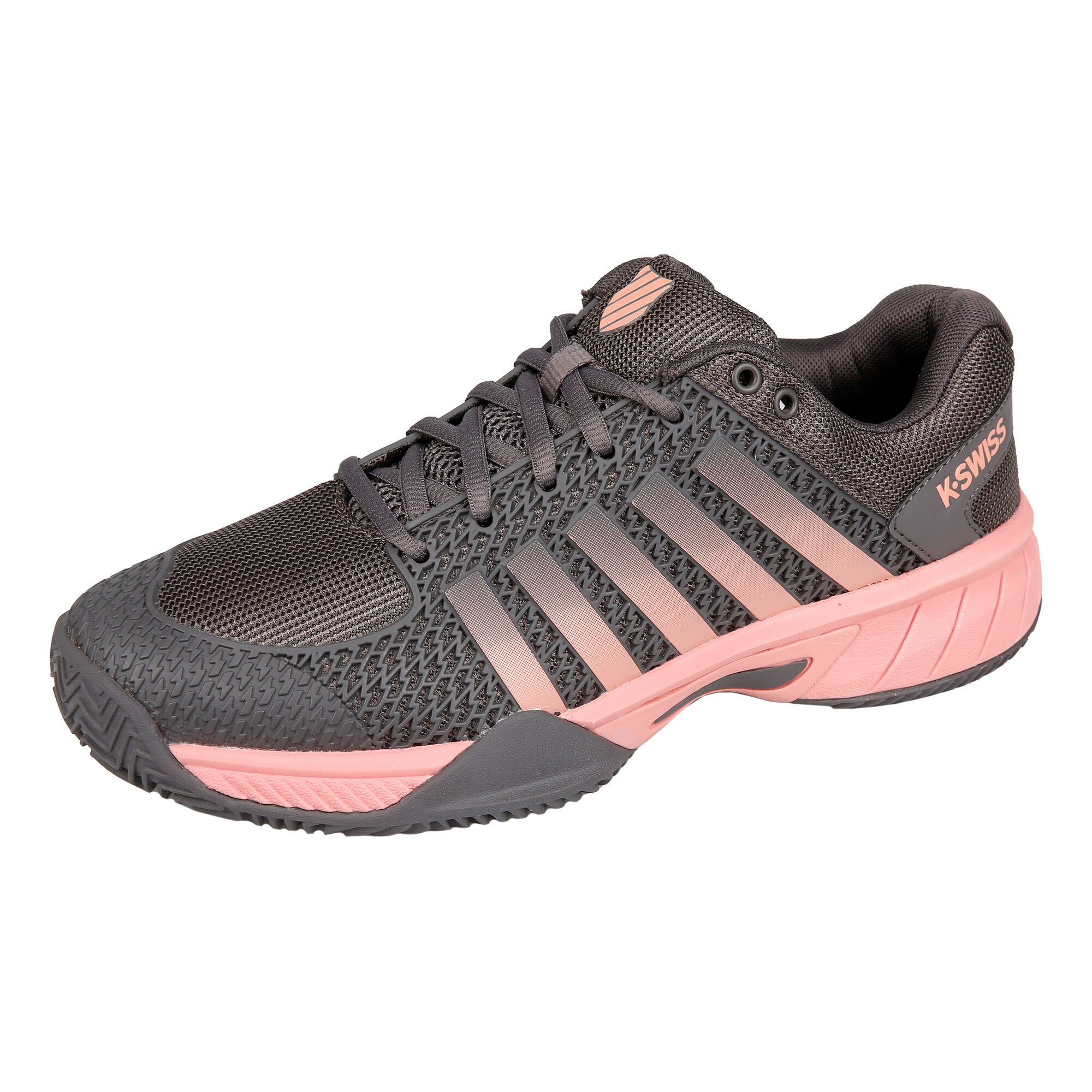 kas solide Belangrijk nieuws K-Swiss Express Light HB Sandplatzschuh Damen - Dunkelgrau, Rosa online kaufen | Tennis-Point kas solide Belangrijk nieuws K-Swiss Express Light HB Sandplatzschuh Damen - Dunkelgrau, Rosa online kaufen | Tennis-Point