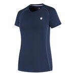 K-Swiss T-Shirt K-Swiss KS AP HYPERCOURT BASIC RECYCLED TEE T-Shirt Damen-dunkelblau