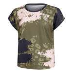 BIDI BADU Bekleidung BIDI BADU Pure Wild Capsleeve T-Shirt Damen-Oliv,Mehrfarbig