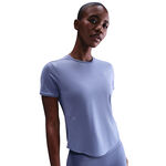 Nike Bekleidung Nike Swift Laufshirt Damen - blaugrau, silber