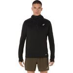 ASICS Bekleidung ASICS Road Winter Laufshirt Herren-Schwarz