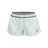 Tiida Tech 2 In 1 Shorts Ballshorts Damen-Mint,Grau