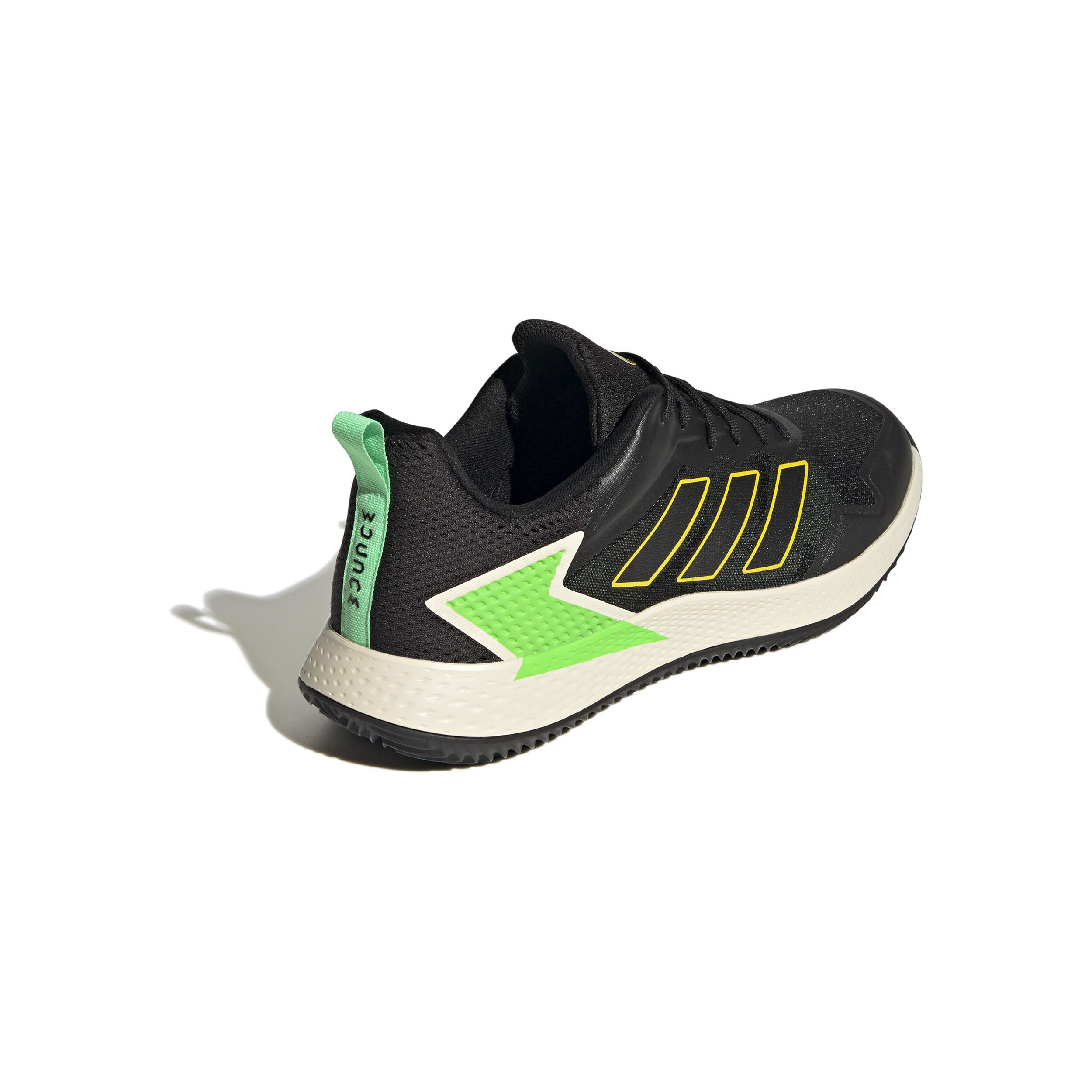 adidas Defiant Speed Sandplatzschuh Herren Schwarz Neongr n
