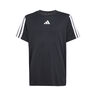 Training Essentials 3 Stripes T-Shirt Kinder-Schwarz,Wei&szlig;