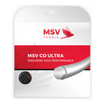 MSV Tennissaiten MSV Co Ultra Saitenset 12m-Schwarz