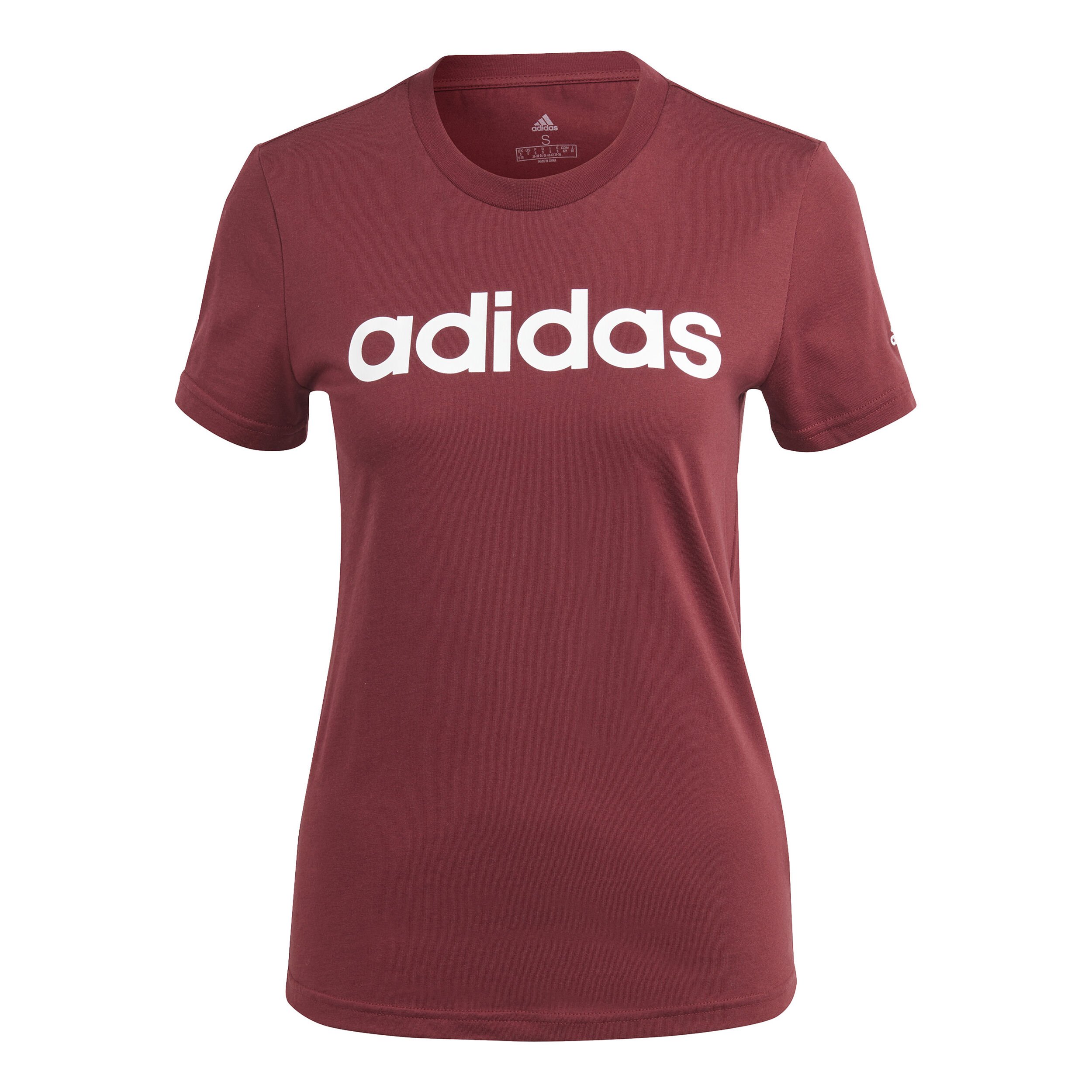 Adidas t shirt damen rot hot sale