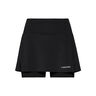 Club Basic Rock Damen-Schwarz,Silber