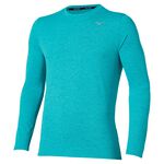 Mizuno Bekleidung Mizuno Core Impulse Laufshirt Herren - blau, 