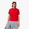 Regular Fit Blend Knit Polo Herren-Rot