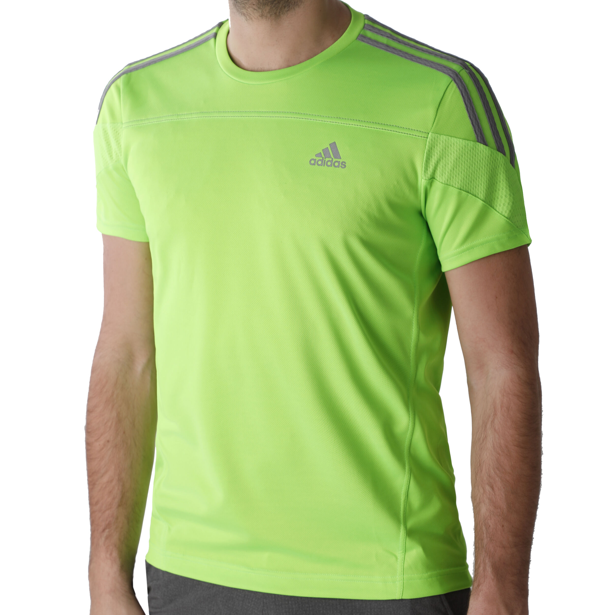 adidas Response T Shirt Herren Neongrün, Silber online adidas Response Short Sleeve Tee Men Herren