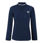 Tecnifibre Bekleidung Tecnifibre Polar Quarter Zip Longsleeve Damen-Dunkelblau