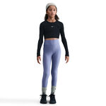 Nike Bekleidung Nike Dri-FIT One All Over Print Tight M&auml;dchen - blaugrau, wei&szlig;