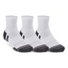 Performance Tech Quarter Tennissocken 3er Pack-Weiß