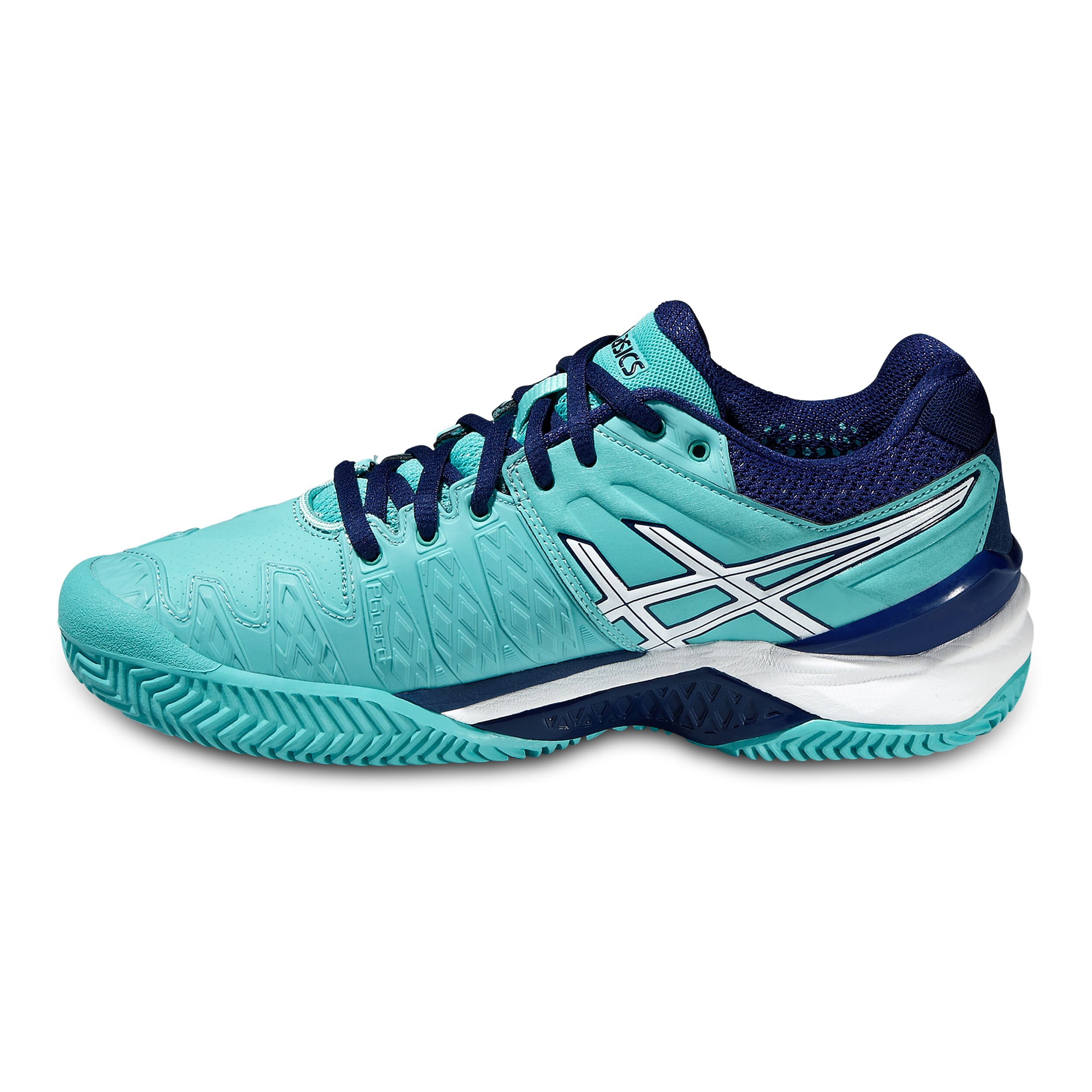 ASICS Gel Resolution 6 Clay Sandplatzschuh Damen Hellblau WeiB online kaufen Tennis Point AT