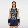 Miria Printed Tank-Top Damen-Dunkelblau,Orange