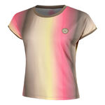 BIDI BADU Bekleidung BIDI BADU Spectrum T-Shirt Damen-Braun,Gelb