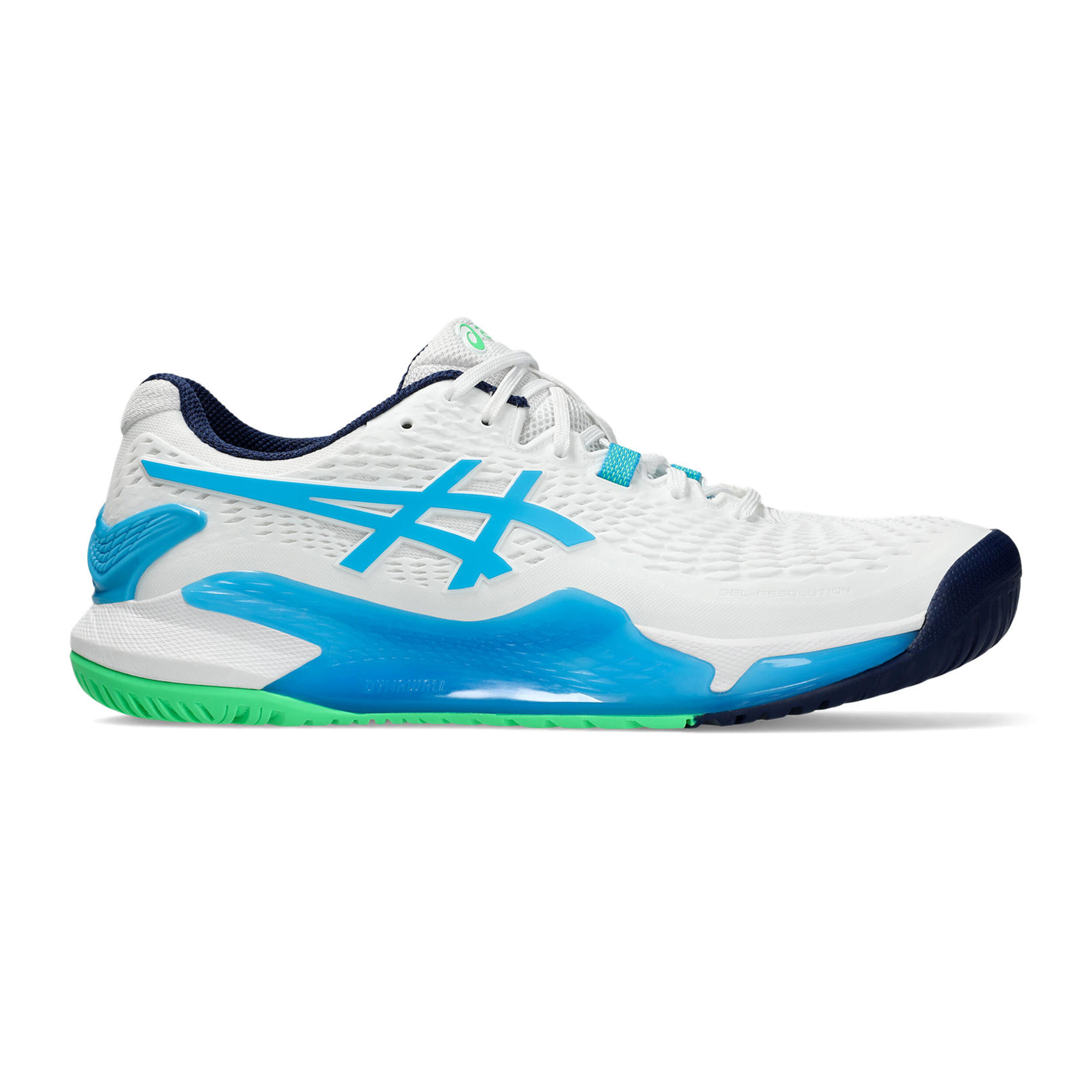 ASICS Gel Resolution 9 Allcourtschuh Herren Blau WeiB online kaufen Tennis Point AT